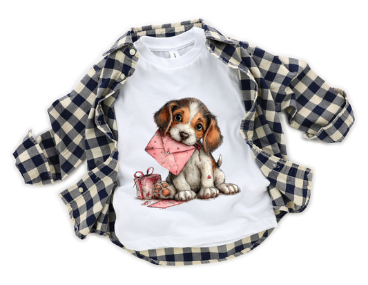 Short Sleeve Toddler Whimsical Valentine T Shirt