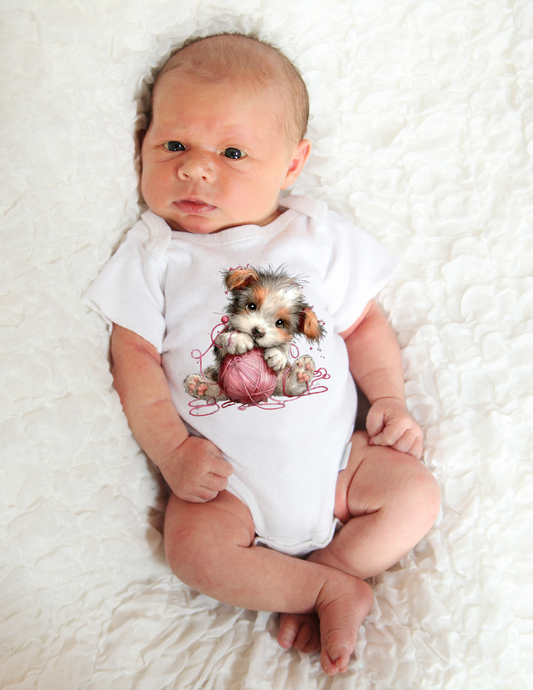 Short Sleeve Toddler Whimsical Valentine Onesie / T Shirt