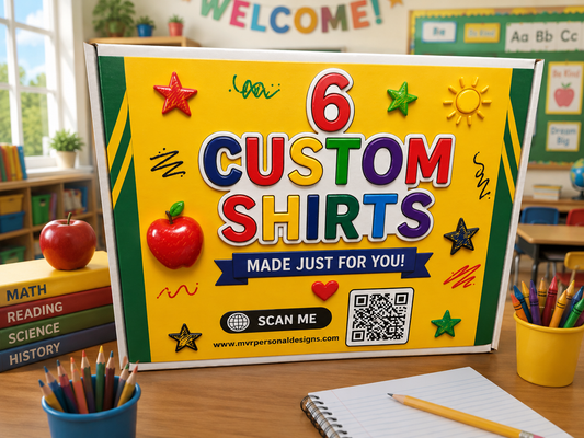 6 Custom T-Shirt Box
