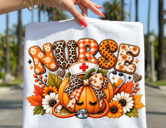 Nurse Orange Halloween T-Shirt